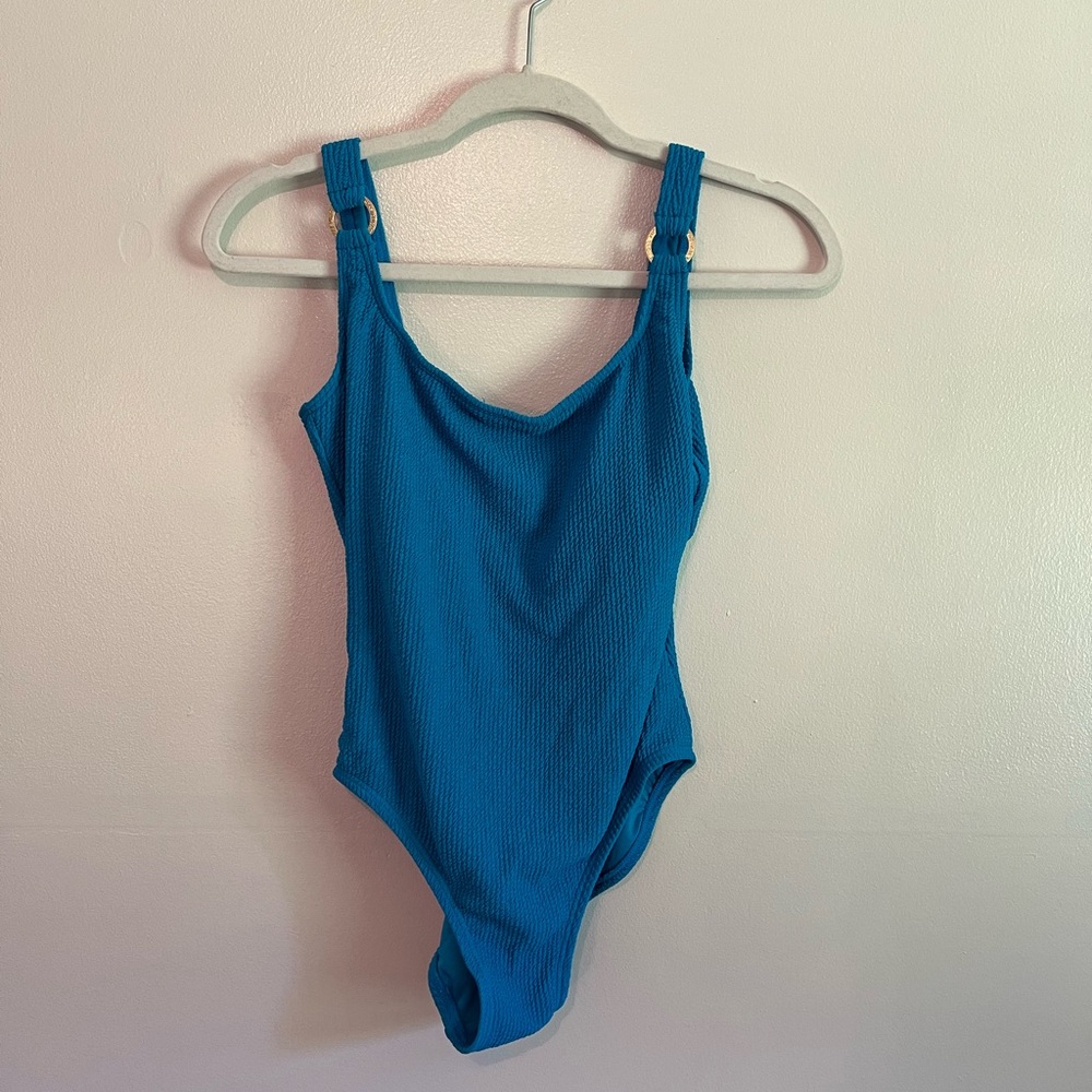 Blue One Piece Swimsuit